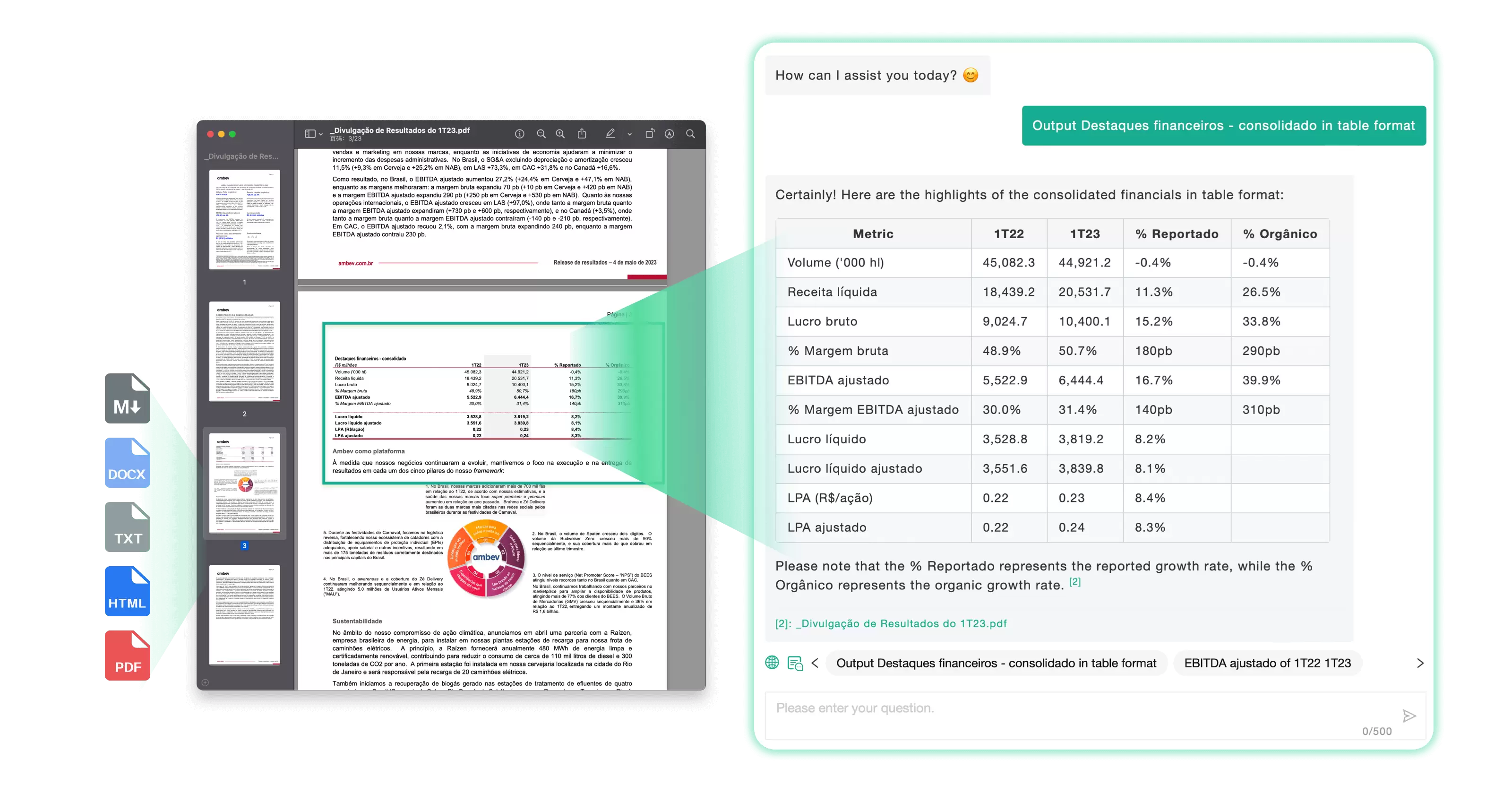 Extract Tables From Document